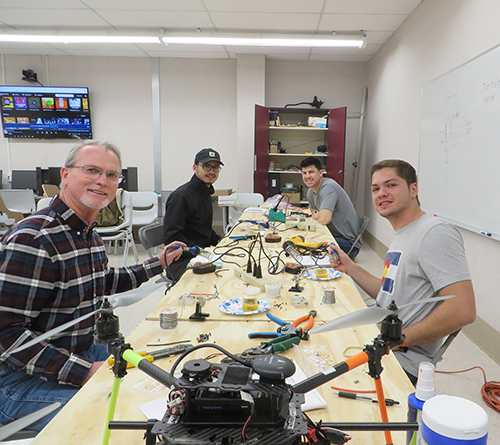 Building drones in an ag flight technologies course