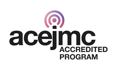 Accrediting Council on Education in Journalism and Mass Communications logo