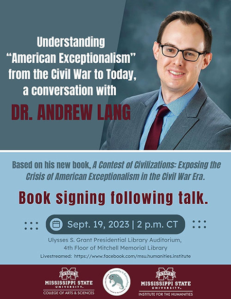 Understanding American Exceptionalism from the Civil War to Today flyer