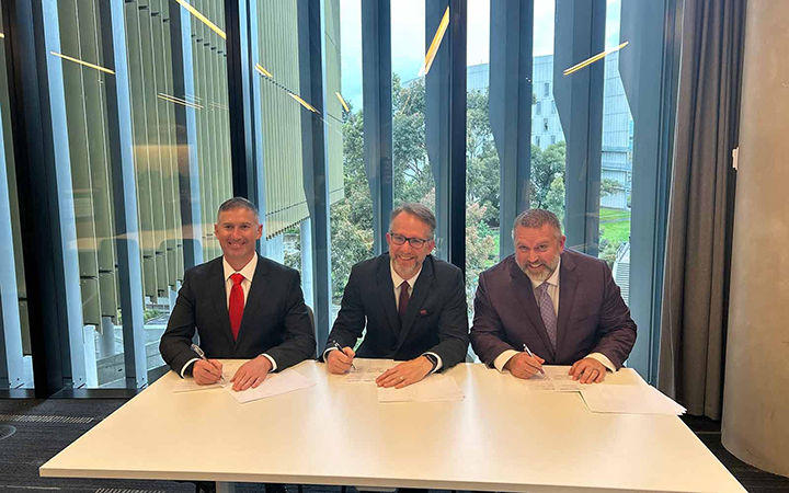 Jim Weinstein, Brad Aisbett and Reuben Burch