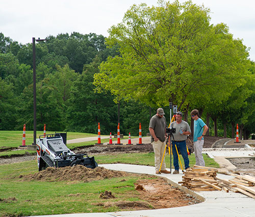 Engineers survey various infrastructure improvements to Bailey Howell Drive
