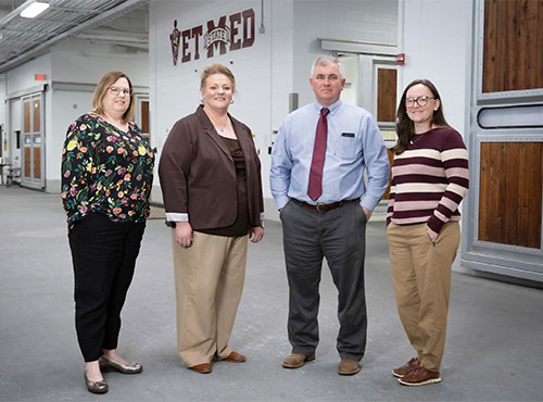 MSU CVM Animal Health Center leaders