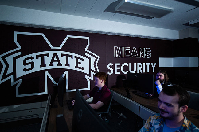 Cybersecurity lab at MSU