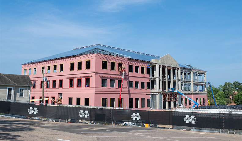 Duff Center construction site