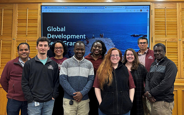 Members of the newest cohort of the Global Development Seed Grant program