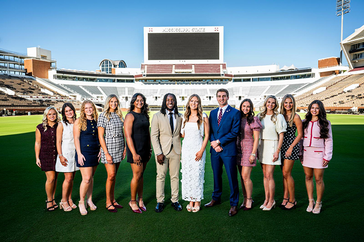 The Mississippi State Homecoming Court