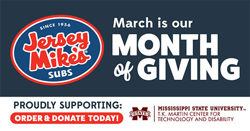 Jersey Mike’s Subs 14th annual Month of Giving graphic