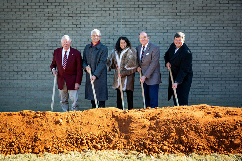 Groundbreaking ceremony for the Nancy Fair Link Laminitis Research Center Groundbreaking ceremony for the Nancy Fair Link Laminitis Research Center