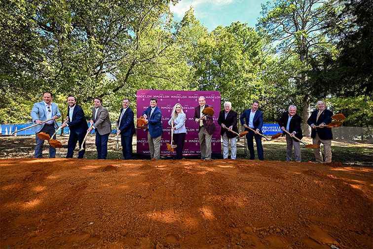 Mississippi State representatives celebrate the groundbreaking of Hotel Madelon Mississippi State representatives celebrate the groundbreaking of Hotel Madelon