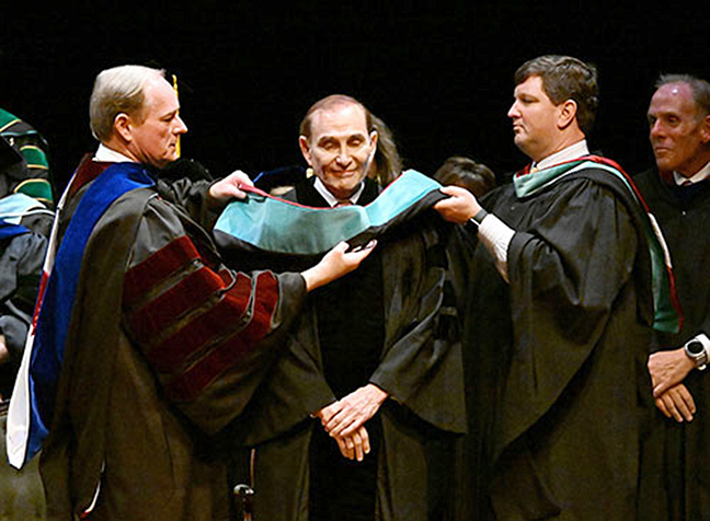 Honorary degree presentation