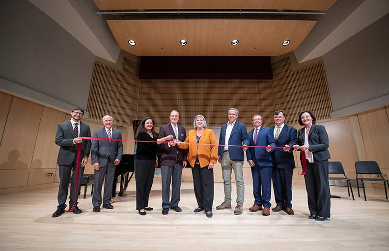 Mississippi State celebrated its new state-of-the-art Music Building with an official ribbon cutting ceremony