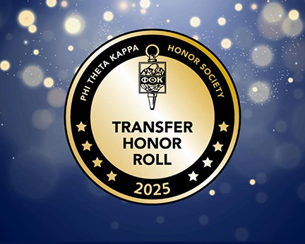 2025 Phi Theta Kappa Transfer Honor Roll logo
