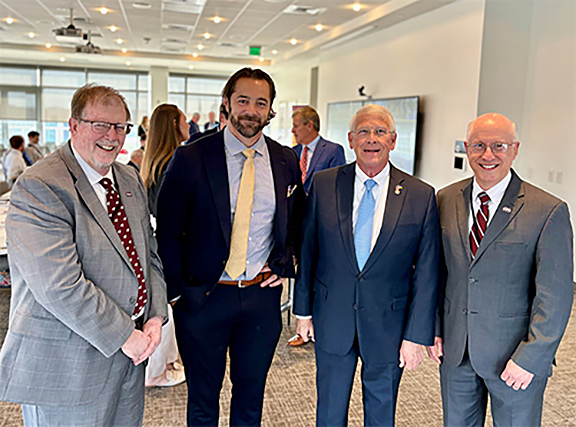 Senator Wicker and university officials