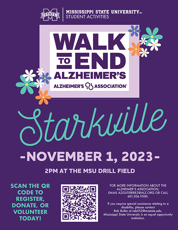 Walk to End Alzheimer’s flyer